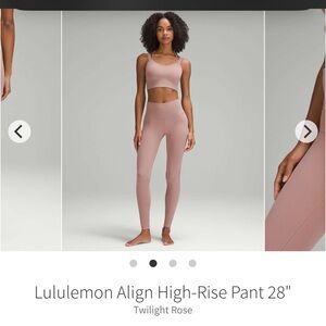 lululemon athletica Align High-Rise Pant 28” Size 4